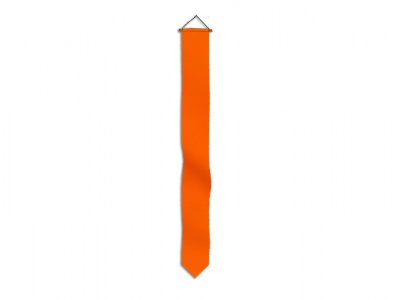 Oranje wimpel bijpassend bij vlag 100x150 cm