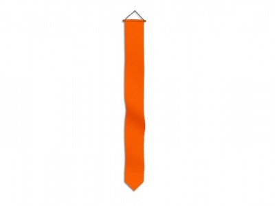 Oranje wimpel bijpassend bij vlag 100x150 cm