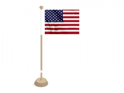 Tafelvlag Amerika 10x15 cm