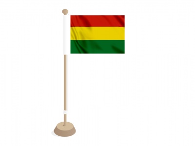 Tafelvlag Bolivia 10x15 cm