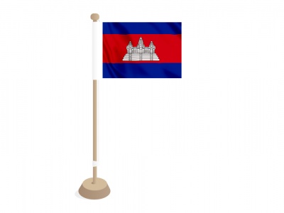 Tafelvlag Cambodja