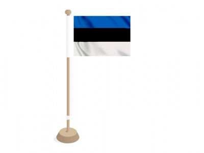 Tafelvlag Estland 10x15 cm