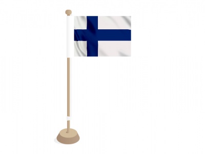 Tafelvlag Finland 10x15 cm