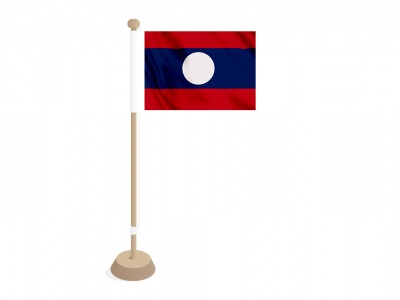 Tafelvlag Laos