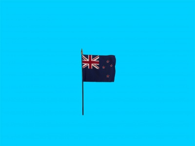 Tafelvlag Nieuw-Zeeland + kunststof houder