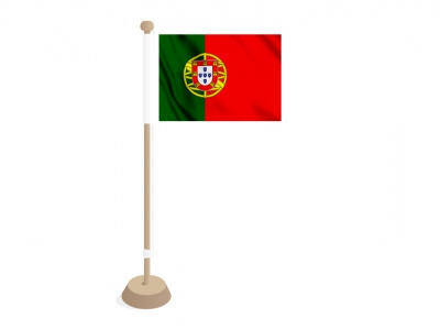 Tafelvlag Portugal 10x15 cm