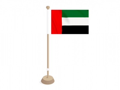 Tafelvlag Verenigde Arabische Emiraten, VAE
