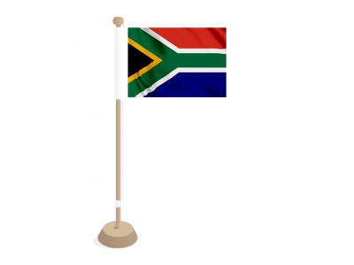 Tafelvlag Zuid-Afrika 10x15 cm