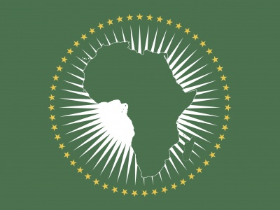 Vlag Afrikaanse Unie 040x060 cm
