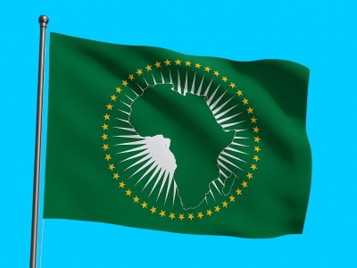 Vlag Afrikaanse Unie 040x060 cm