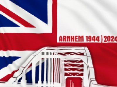 Vlag Airborne 80 jaar 100x150 cm UITVERKOOP