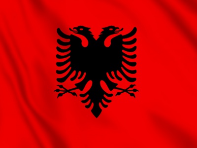 vlag Albanie 100x70