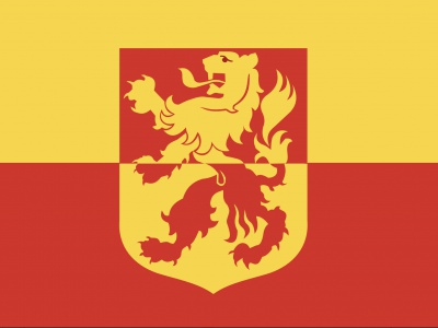 Vlag Alblasserdam 70x100 cm