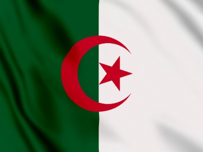 vlag Algerije 100x70