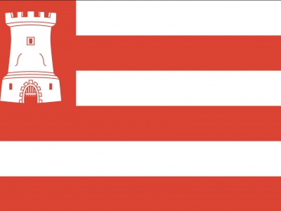 Vlag Alkmaar 70x100 cm