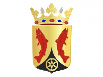 Vlag Altena met wapen 70x100 cm
