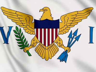 Vlag Amerikaans Maagdeneilanden 100x70
