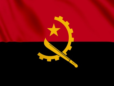 vlag Angola 100x70