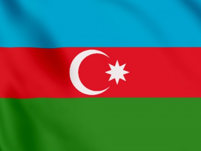 vlag Azerbeidzjan 100x70