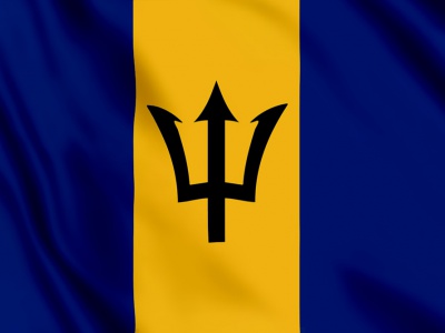 Vlag Barbados 100x70