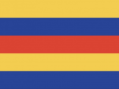 Vlag Bergen, Limburg 70x100 cm