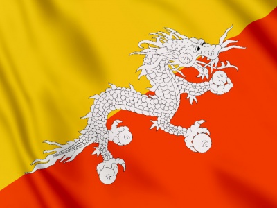 vlag Bhutan 100x70