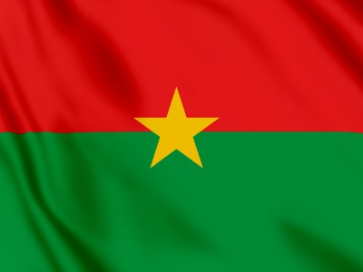 vlag Burkina Faso 100x70