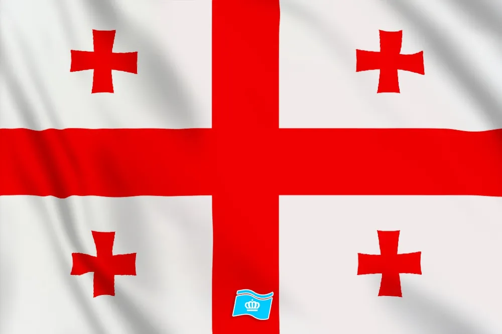 Vlag Georgie 100x150 cm uitverkoop