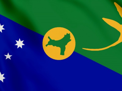 vlag Christmaseiland 100x70