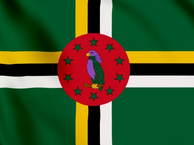 Vlag Dominica 100x70