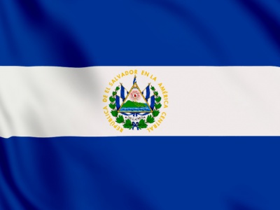 Vlag El salvador 100x70