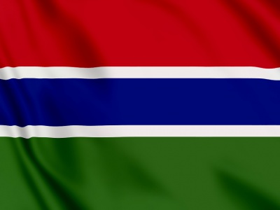 vlag Gambia 100x70