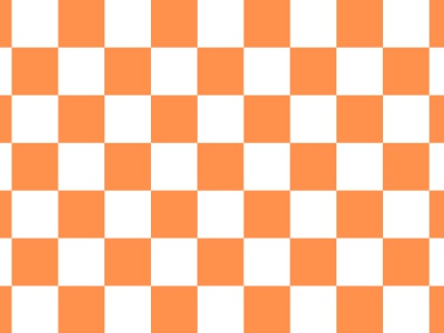 Vlag geblokt oranje - wit 70x100 cm