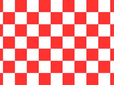 Vlag geblokt Rood en Wit, startvlag 040x060 cm