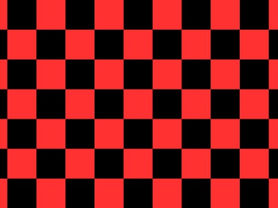 Vlag geblokt rood - zwart 70x100 cm