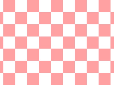 Vlag geblokt Wit en Baby Roze 030x045 cm