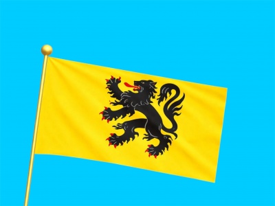 Vlag Gewest Vlaams, Vlaanderen 225x350 cm Vlag Gewest Vlaams, Vlaanderen 225x350 cm