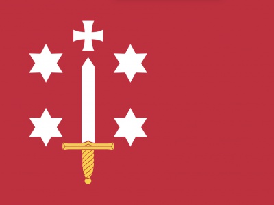 Vlag Haarlem 70x100 cm