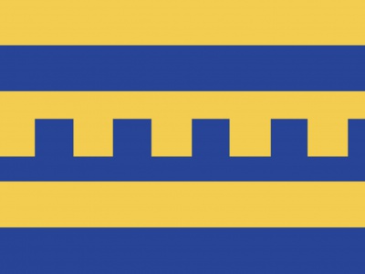 Vlag Harderwijk 70x100 cm