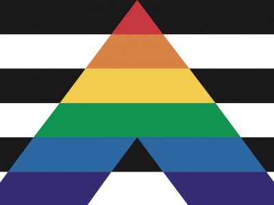 Vlag Hetero Ally 040x060 cm