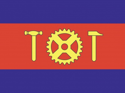 Vlag Hoogezand-Sappemeer 70x100 cm