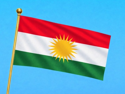 Vlag Koerdistan 300x450 cm