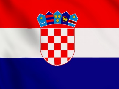 vlag Kroatie 100x70