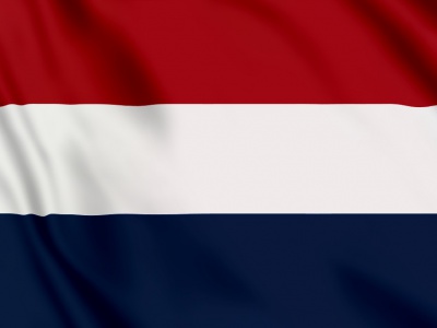 Vlag Nederland marine blauw  150x225