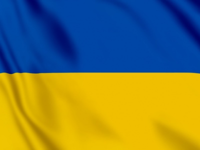 vlag Oekraine 100x70