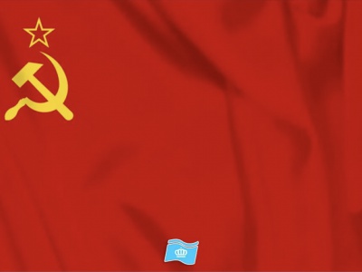 Vlag Oud Rusland 30x40 cm, uitverkoop