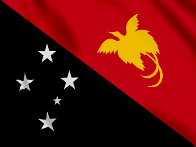 Vlag Papoea Nieuw Guinea 100x70