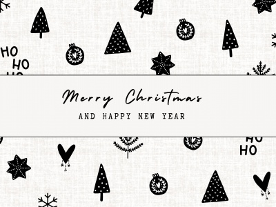 Vlag Prettige kerst & gelukkig nieuwjaar versie 006 070x100 cm