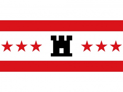 Vlag provincie Drenthe 70x100 cm