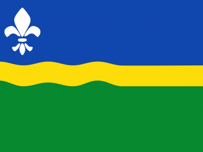 Vlag provincie Flevoland 70x100 cm